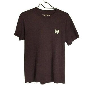 Cinch Unisex Pullover Short Sleeve Crew Neck Logo Tee Size Men's Medium Purple